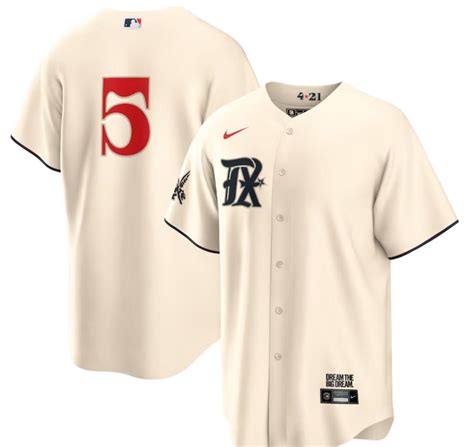 Official Rangers City Connect Jerseys, Texas Rangers City Connect 